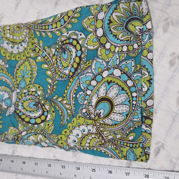 🦚Vera Bradley Adorable Cotton Pajama Pants In Very Good Condition. Size L💚💙 - Picture 9 of 12